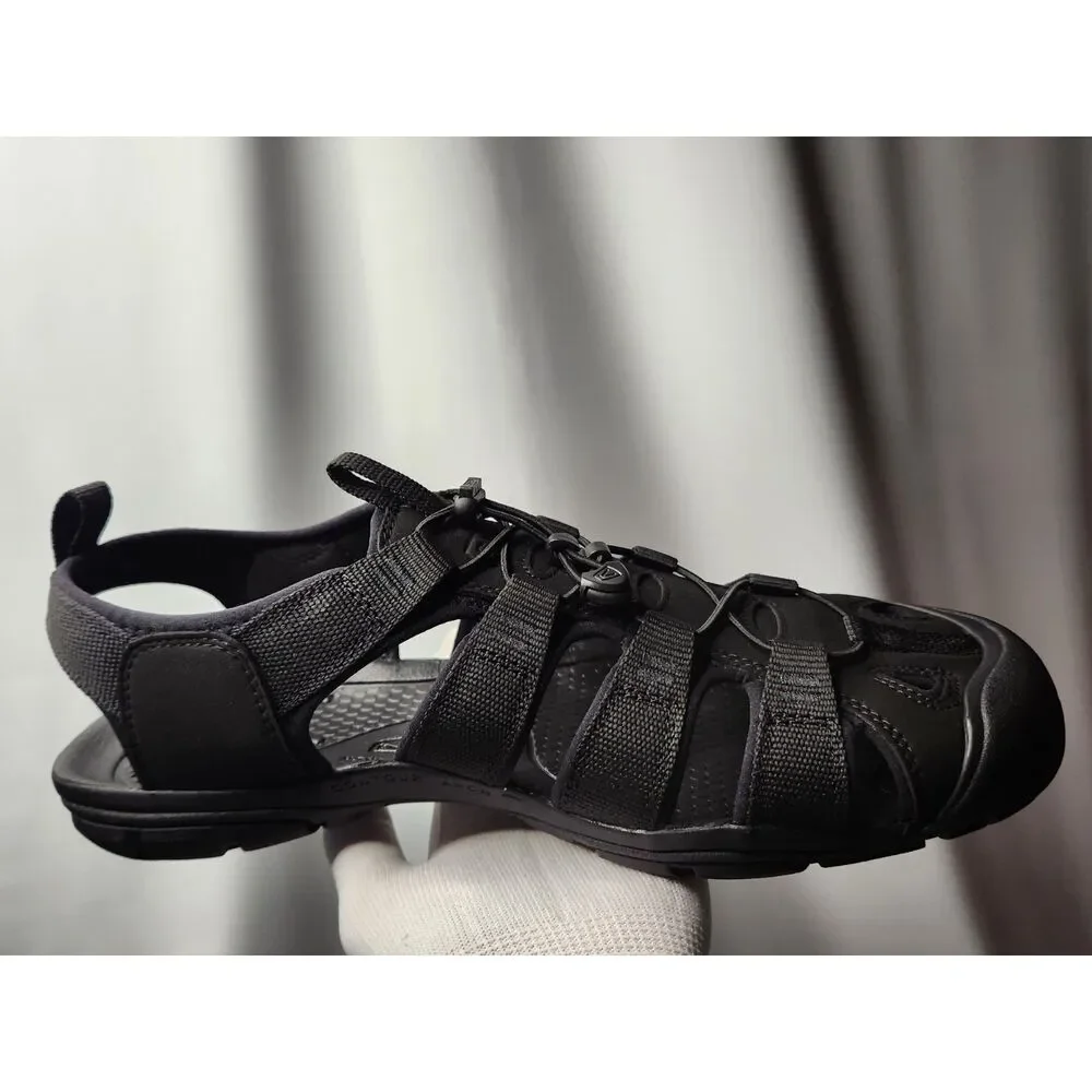 KEEN Clearwater CNX Triple Black Men’s 12 Waterproof Sandals